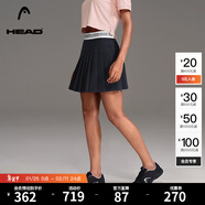 海德（HEAD）【防走光】網(wǎng)球運動(dòng)短裙2026夏季新款百褶裙半身裙褲女 藏青（凈色）02 S