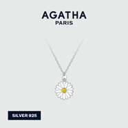 AGATHA/璦嘉莎 雛菊微笑系列項鏈女士 新年生日禮物送女友高級感吊墜