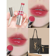 IYSLYSL圣羅蘭銀管圓管口紅水光滋潤奶茶色05 04 16 17 15 7b 【現貨】銀管05#粉玫瑰+禮盒