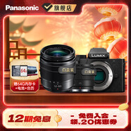松下（Panasonic）Lumix G100D M43畫(huà)幅相機 M43卡口 微單相機 無(wú)反數碼相機 G100D+【12-60+25F1.7】雙白盒套裝