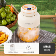 歐美邦榨汁機果蔬原汁機便攜小型水果做果汁機多功能榨汁噸噸桶榨汁杯冰沙機奶昔機攪拌杯明星同款 母嬰材質(zhì)（Tritan材質(zhì)0雙酚A）數顯白 38頁(yè)刀頭