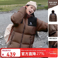 駱駝（CAMEL）戶(hù)外羽絨服秋冬新款男女600蓬加厚面包服