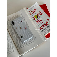 智宙ins韓國耶誕英文小雪人手機保護殼15promax/14適用蘋(píng) 耶誕英文雪人單獨殼 iPhone XS