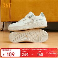 361°運動(dòng)女鞋秋冬季學(xué)生復古厚底增高小白休閑板鞋子女682116601F-10