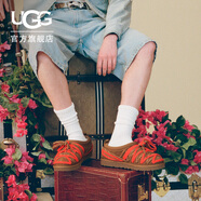 UGG春季新款男士舒適時(shí)尚純色平底雙色系帶塔斯曼休閑鞋 1175054 CHE | 栗色 45