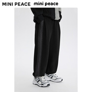 MiniPeace太平鳥(niǎo)童裝冬男童針織長(cháng)褲FAGHE4B75 黑色 130 cm