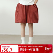 LUSON陳大豬 女童短褲外穿夏2025新款軍綠色工裝褲兒童五分褲薄