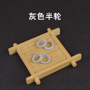 邁用華為耳機套硅膠耳機橡膠圈耳套P6 P7榮耀6 Plus 5X 4A 3X配件 灰色半輪10個(gè)+10個(gè)耳機棉