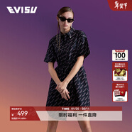 EVISU KURO 女士滿(mǎn)地Logo印花連衣裙2ESGNW3SZ201FFCT 多彩 M