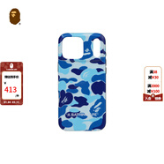 BAPE配飾iPhone 17 Pro Max手機殼023821P 藍色BLX