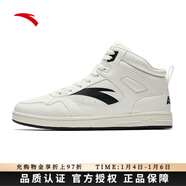 安踏（ANTA）（ANTA）男板鞋 象牙白/基礎黑-1 39 (男6.5)