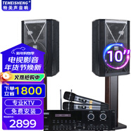 特美聲 特美聲音響TK910專(zhuān)業(yè)KTV音響會(huì )議室舞臺演出酒吧會(huì )場(chǎng)婚慶大功率美聲廣場(chǎng)舞音響戶(hù)外音響重低音 TK910套裝+美聲話(huà)筒
