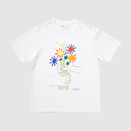 優(yōu)衣庫男裝女裝UT The Art of Picasso印花T恤/短袖T恤485518 479182/00白色 S