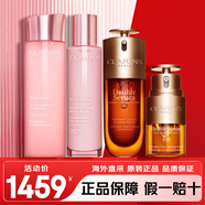 嬌韻詩(shī)（CLARINS）青春煥顏少女水乳護膚品套裝 日晚霜面霜 雙萃精華眼霜生日禮物 水乳+經(jīng)典雙萃+雙萃眼霜