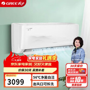 格力（GREE）1.5匹 京爽 新一級能效 變頻冷暖 高溫自清潔 純銅管壁掛式空調掛機KFR-35GW/(35587)FNhAd-B1