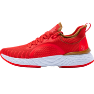 玩覓onemix春季全掌氣墊鞋情侶跑步鞋男女輕便減震舒適休閑運動(dòng)鞋 紅色 海棠紅-219 44