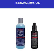 Kiehl's男士淡紋緊實(shí)面霜精華乳爽膚水抗皺補水緊致三件套裝男護膚 洗面奶250ml+精華75ml