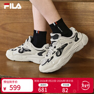 斐樂(lè )男鞋男子跑鞋MARS II火星二代復古運動(dòng)鞋減震男鞋 燕麥棕/黑-火星4 F12M522101F 40