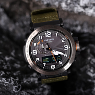 卡西歐（CASIO）戶(hù)外登山表太陽(yáng)能能電波三重感應雙顯PRW-6600Y-1/YB-3 PRW-6600YB-3