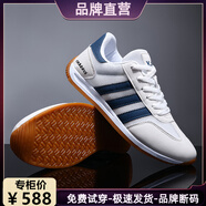 品牌斷碼折扣2026新款男鞋軟底百搭運動(dòng)鞋防臭潮流男士休閑阿甘鞋 adu蘭色-3 /透氣網(wǎng)面 40