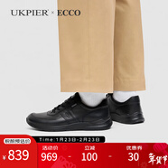 愛(ài)步（ECCO）男鞋休閑鞋 舒適防水透氣運動(dòng)款牛皮皮鞋男 歐文511614海外直郵 01001 43