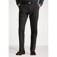 RALPH LAUREN 拉夫勞倫男士休閑褲 保暖耐磨格紋直筒通勤商務(wù)長(cháng)褲百搭簡(jiǎn)約 dark grey prince of was 均碼 |33X34