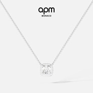 APM Monaco小碼方形項鏈可調節吊墜女頸鏈毛衣鏈新年禮物【買(mǎi)即送50E卡】