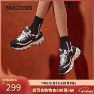 斯凱奇（Skechers）新年禮物女鞋冬季厚底老爹鞋百搭軟底舒適外穿運動(dòng)鞋11959