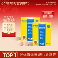 黃天鵝可生食鮮雞蛋 40枚單枚53g禮盒裝京東自營(yíng)20枚*2盒 年貨送禮