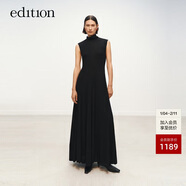 edition【P系列】明星同款秋新款純羊毛針織連衣裙EBD3DRS065
