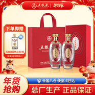 五糧液股份 年貨禮盒 送禮 五糧精釀?wù)溽?2度500ml*2瓶 濃香型純糧