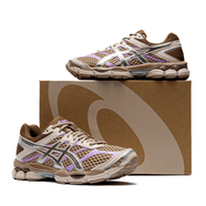 asics GEL-CUMULUS 16亞瑟士復古肉桂棕粉紫拼色男女運動(dòng)跑鞋 1203A733-200 42.5