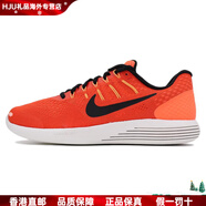 耐克Lunarglide 8 舒適百搭耐磨 低幫 休閑跑步鞋 男款 橙黑白 橙黑色 41