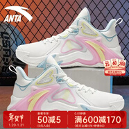 安踏空域6|籃球鞋男鞋水泥克星實(shí)戰透氣春冬季學(xué)生緩震防側翻運動(dòng)鞋子 【空域4】象牙白-3 40