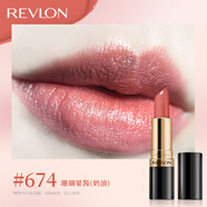 露華濃麗采保濕滋潤唇膏女士啞光黑管口紅4.2g不掉色美妝化妝品女彩妝 674#珊瑚果醬（奶油質(zhì)地）