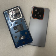 小米（MI）適用于小米14Pro原裝拆機后蓋小米14原電池蓋外后殼屏二手玻璃 小米14Pro【鈦金屬灰】后蓋帶鏡框 原廠(chǎng)拆機5