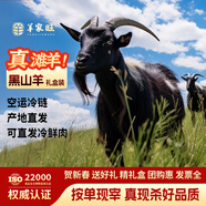 羊家旺 寧夏灘羊肉山羊現殺黑山羊20斤整只全羊整只年貨禮盒源頭直發(fā)