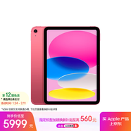 Apple/蘋(píng)果iPad 11英寸 A16芯片2025年款 平板電腦 (512GB eSIM版/學(xué)習辦公娛樂(lè ))粉色