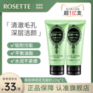Rosette露姬婷日本進(jìn)口海泥毛孔清潔洗面奶男士女士深層清潔毛孔潔面乳 海泥240g【兩支裝】