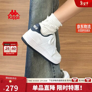 卡帕（Kappa）女鞋冬季2025新款增高小白鞋子女百搭休閑運動(dòng)板鞋女 海昌藍 35