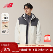 NEW BALANCENB 25年新款男女情侶款鴨絨兩件套羽絨服NPF47011 GR L