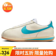 耐克NIKE休閑鞋女子板鞋阿甘鞋CORTEZ運動(dòng)鞋HF4268-113椰奶/藍36.5