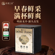 西湖江南茶葉自己喝綠茶2025明前特級龍井茶新茶送生日禮物貨品125g罐裝