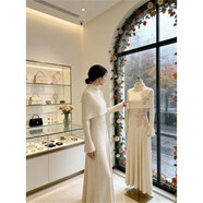 書(shū)與茶新中式優(yōu)雅套裝女修身刺繡連衣裙巨好看的兩件套冬季新款洋氣上衣 套裝(巨好看冬裝一整套裙/巨好看的冬裝兩件套/針織 L (春季流行穿搭/五一出游出片穿搭/明星同款新中式