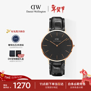 丹尼爾惠靈頓（DanielWellington）DW男士手表經(jīng)典皮質(zhì)簡(jiǎn)約時(shí)尚歐美石英腕表送男友新年禮物DW129