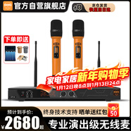 BBS CT-3【奢華K歌】無(wú)線(xiàn)話(huà)筒麥克風(fēng)一拖二專(zhuān)業(yè)教學(xué)專(zhuān)用演出麥克風(fēng)舞臺主持KTV家庭卡拉OK家用K歌