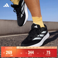 adidas DURAMO RC訓練備賽輕盈體測跑鞋男女阿迪達斯官方 黑色/白色   43