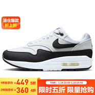 耐克NIKE運動(dòng)休閑鞋女子氣墊AIR MAX 1運動(dòng)鞋DZ2628-102白黑38