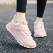 361°女鞋運動(dòng)鞋女冬季款361度女士網(wǎng)面透氣學(xué)生休閑百搭旅游跑步鞋子R 淡桃粉/薔薇粉紅2261 38