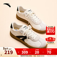 安踏TT鞋丨王一博同款德訓鞋男女情侶款春季休閑板鞋運動(dòng)鞋休閑薄底鞋 【男款小香風(fēng)】象牙白/基礎黑/沙?；?1 44 （建議拍大半碼）
